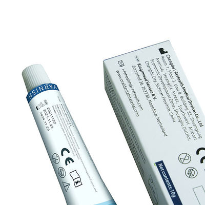 Szybkoschnący, lepki lakier pediatryczny z fluorem do wrażliwych zębów 10g