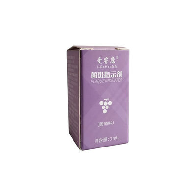 3 ml dwukolorowy wskaźnik płytki nazębnej do czyszczenia zębów w higienie jamy ustnej